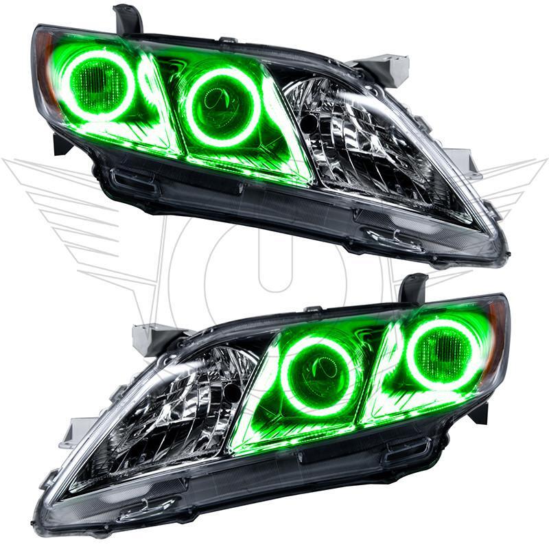 Toyota Camry Headlight Halo Kit - ORACLE Lighting - LED - Green - `07-`09